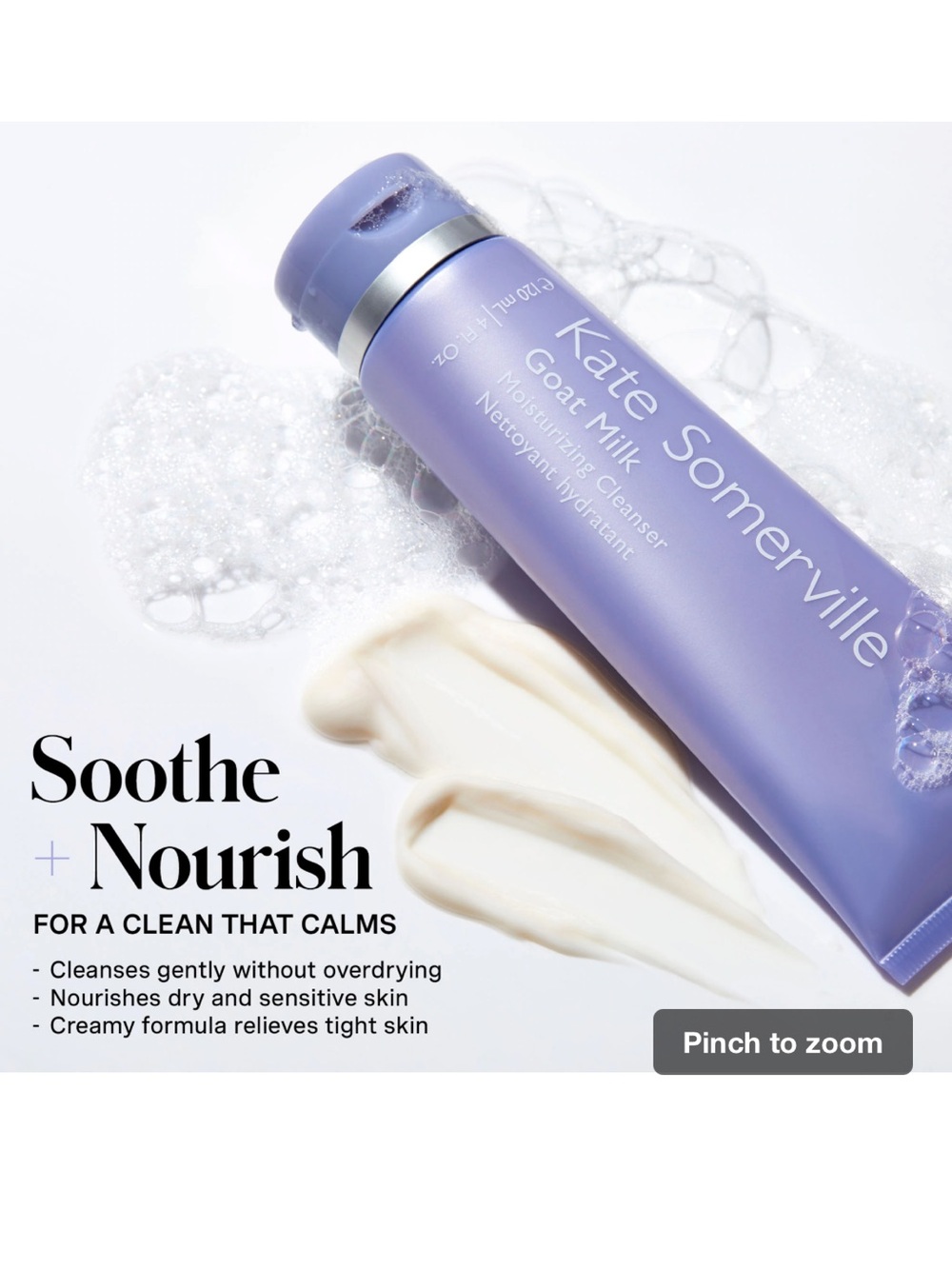 Kate Somerville goat milk cleanser